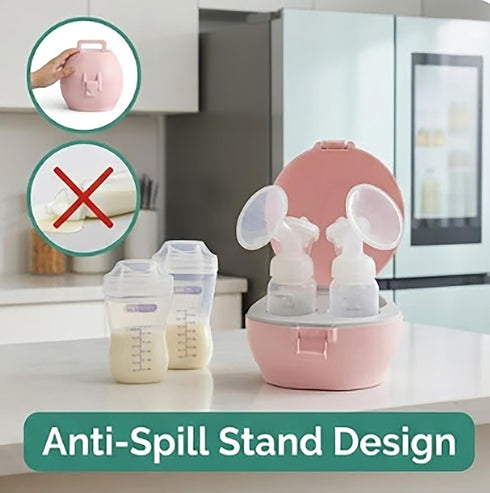 jtrcxgbh 3D S1 S1 E10 E20, Breast Pump Case with Holder Compatible with Eufy, Printed Convertible Pump Parts Organizer