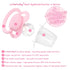 3 Pack Littleforbig Bigshield Generation-II Adult Sized Pacifier Overload Paci - Dark-Pink Medium-Pink Light-Pink