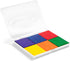 Melissa & Doug Rainbow Stamp Pad with 6 Washable Inks