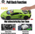1/36 Scale Lamborghini Aventador LP750-4 SV Diecast Cars, Pull Back Vehicles, Cars Gifts for Boys Girls (Green)