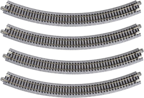 Kato USA Model Train Products Unitrack, 315mm (12 3/8") Radius 45-Degree Curve Track