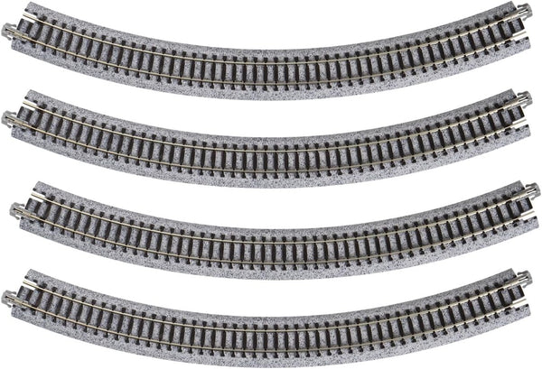 Kato USA Model Train Products Unitrack, 315mm (12 3/8") Radius 45-Degree Curve Track