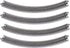Kato USA Model Train Products Unitrack, 315mm (12 3/8") Radius 45-Degree Curve Track