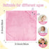 SIMIEEK Personalized Baby Towels Hooded with Name, Custom Toddler Coral Velvet Fleece Bath Towel with Hood for Girl