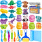 Dough Play Tools Sets for Kids, 22pcs Clay and Dough Accessories for