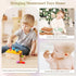 Montessori 6 in 1 Educational Toys Set for Babies 6-12 Months, Wooden Play Kit with Object Permanence Box & More