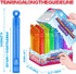 32 Pcs Neon Bubbles for Kids, Mini Bubble Wands for Party Favors, Gift Box, Summer Outdoor Toys