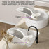 PANGBOER Ergonomic Bath Seat with Drain Hole Portable Design for Infant Daily Pp Washing Bathtub Newborns Washing Tool
