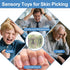 FSOYXP 1PC Picky Pad - Skin Picking Fidget Toy for Dermatillomania & Trichotillomania, Sensory Pick Pad for Autism