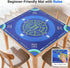 32.4" 32.4" Mahjong Mat for Table with Carrying Bag, x Non-Slip Neoprene Mahjong Mat with Rules, Noise-Reducing Gaming
