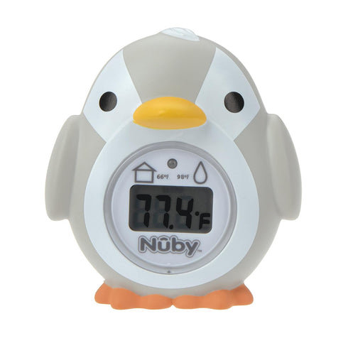 Nuby Bath and Room Digital Thermometer, Baby Thermometer for Safe Bath and Room Temperatures