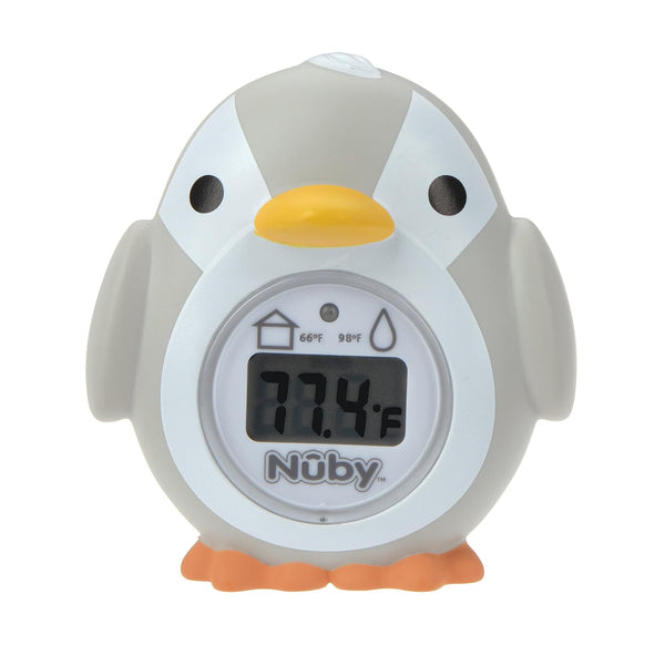 Nuby Bath and Room Digital Thermometer, Baby Thermometer for Safe Bath and Room Temperatures