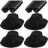 TOYANDONA Doll Glasses Mini Formal Hat Set: 20pcs Miniature Doll Hats & Black Sunglasses