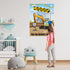 T-Antrix 21'' 28'' Sets Pin The Bucket on The Excavator Party Games -Construction Themed Birthday Games for Kids Boys