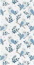 miaozhen Cotton Crib Sheets for Baby Boys Girls Soft Breathable Baby Blue Playful