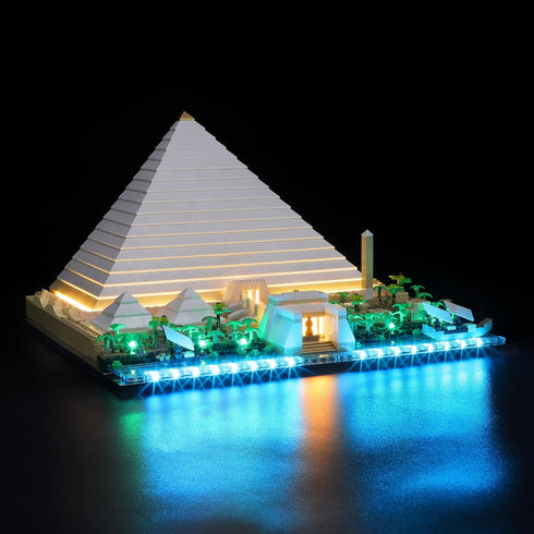 Lightailing Light for Lego-21058 Great Pyramid of Giza - Led Lighting Kit Compatible with Lego Building Blocks Model