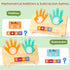 3-5, Counting 2-4, 5-7 Montessori Math Learning Toys for Toddlers Double-Sided Finger & Number Tracing Board, Preschool