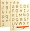 hzsshb Wooden Letters Practicing Board,Reusable Handwriting Alphabet Tracing Board Double-Sided Toddlers and Preschool