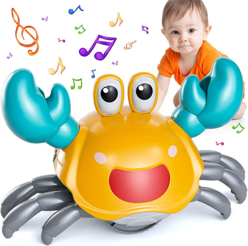 Beby Buty Crawling Crab Baby Toy, Infant Tummy Time Walking Dancing Moving Crab Toys
