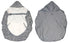 Grey Snuggle Cover for Babies - Water Repellent Fleece Lined