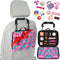 Travel Fidget Case Set - 12 Fidget Toys, Road Trip Activities for Kids, Sensory Toys for Long Trips (Pink)