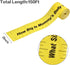 ABOAT 2 Rolls Belly Measuring Tape - Tummy Measure for Baby Shower Game Party Supplies, Total 300 Feet