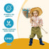 36 Inches(AA HollyHOME Stick Horse Plush Handcrafted Hobby Horse on a Stick with Wood Wheels Real Pony Neighing