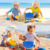 Beach Sand Toys for Kids, 27pcs Castle Molds, Bucket, Shovel Tool Kit, Sandbox Toys for Toddlers, Bonus Mesh Bag