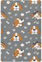 Pigsaly Crib Sheets Baseball Cute Basset Hound Dogs Baby Sheet for Standard Crib