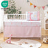 Set 4 Set Set Baby Crib Bedding with Baby Blanket Bundle, Piece Cartoon Crib Bedding & Soft Warm Baby Receiving