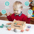 10 Set 3+ PCS Vegetable Wooden Play Food for Kids Kitchen, Wooden Food Cutting Toys, Pretend Play Kitchen Accessories