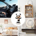 Black White Panda Dancing Doll - Solar Swing Panda Ornament, Solar Powered Decor, Swinging Panda for Home and Office