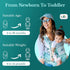 6-in-1 43 Inches, 2-36 6-45 lb Baby Carrier - Ergonomic Soft Carrier with Hip Seat and Large Storage, Front and Back