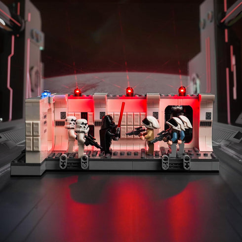 Upgraded LED Light Kit for Lego Boarding The Tantive IV Building Set - Compatible with Lego 75387 (Model Not Included)