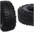 4PCS 1.9 Crawler Tires, Outer Diameter 114mm with Foam Inserts for 1/10 RC Rock Crawler Axial SCX10 SCX10 III