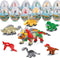 Mini Building Block Sets,12 Pack Dinosaur Toys Building Blocks, 6 in 1