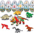 Mini Building Block Sets,12 Pack Dinosaur Toys Building Blocks, 6 in 1