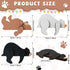 Threehoney 3 3 Pcs Forest Woodland Nursery Decor for Wooden Bear Door Topper Decoration Wilderness Sleeping Wooden