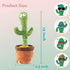 Say,Sing,Dance,Recording,LED(120 Starhig Dancing Cactus Talking Toy,Wriggle Singing Mimicking Cactus,Repeat What You