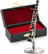 EASTROCK Miniature Clarinet Model, 2.3inches Clarinet Model Musical Instrument Model with Case