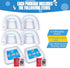 ZONETECH Game Station Set - 2 Pack with Waterproof Playing Cards for Pool or Beach (Blue/White)