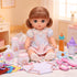 Set 16 Pack Baby Doll Accessories in Gift Box, Baby Doll Feeding Caring Kit with Pacifiers & Diaper Bag & Magic