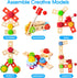 Set 39 3 4 5 6 Kids Tool with Electric Drill, Pcs Wooden Toddler Play Tool Bench Kits with Tool Box, Montessori STEM