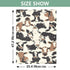 Dalzium Western Cow Print Car Seat Cover Baby, Carseat Canopy Cover for Girl Boy, Breathable Baby Carrier Cover
