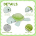 Weighted Turtle Stuffed Animals, 22" 4.2lb Sea Turtle Plush Toy for Boys and Girls