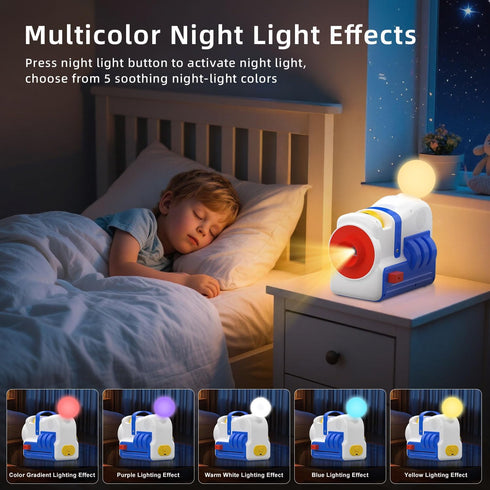 32 3+ Story Projector for Kids - Educational Storybook Projector,Kids Story Projector with Stories,White Noise & Night