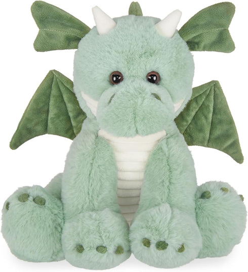 Bearington Collection Burnie Plush Dragon Stuffed Animal - 10.5 Inch