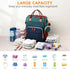 Awanhe Backpack Backpack Diaper Bag, with Changing Station, Waterproof Baby Bag for Boys & Girls, USB Charging Port