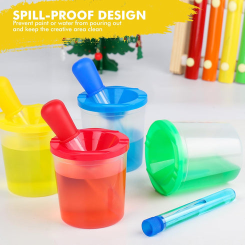 Color Science Test Tubes, Plastic Lab Tubes with Caps for Kids Science Experiments Ages 4-8