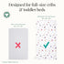2 Pack Evolur Be Wild Light Crib Sheet, Fitted Crib Sheet for Standard Crib and Toddler Mattress, Soft and Breathable